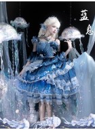 Yingluofu Azure Breath JSK(Pre-Made/Full Payment Without Shipping Cost)